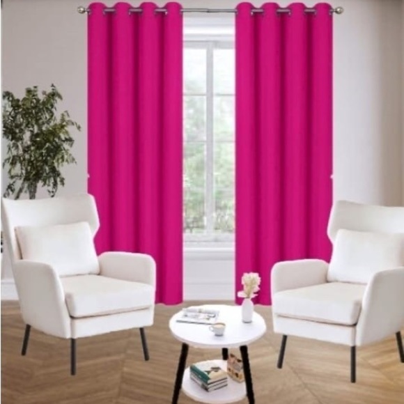 Blue Curtains with Grommet Top for Stylish Accents - Picture 5 of 10